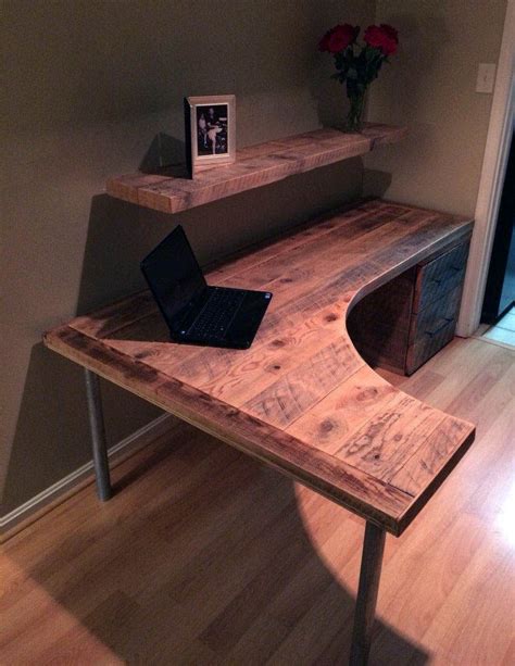 New wooden desk grommet exclusive on smart home decor | Diy desk plans, Office desk designs, Diy ...