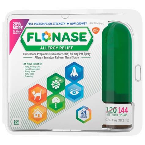 Flonase Allergy Relief Nasal Spray, 0.62 fl oz - QFC