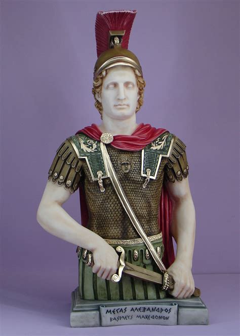 Alexander the Great statue made of Alabaster - eStatueShop