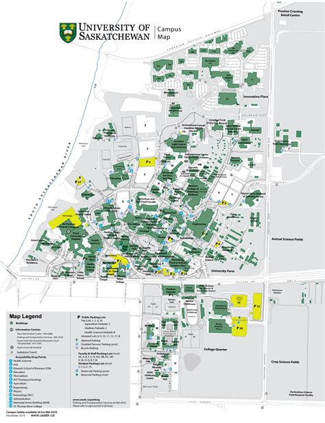 University Of Saskatchewan Campus Map - City Subway Map