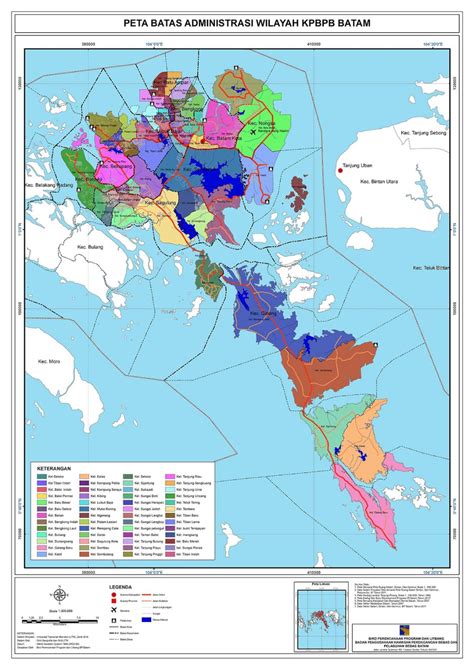 Peta Kota Batam | Peta, Gambar, Dinding Gambar