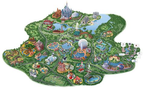 Disney World Printable Maps 2023 - Printable Word Searches