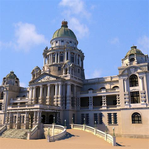 durban city hall 3d model