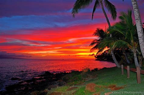 West Maui Sunset by Kenui's Photography