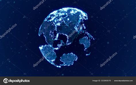 Planet earth future technology business concept (3d illustration ...