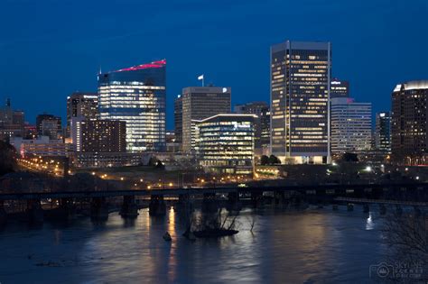 Richmond Skyline at night