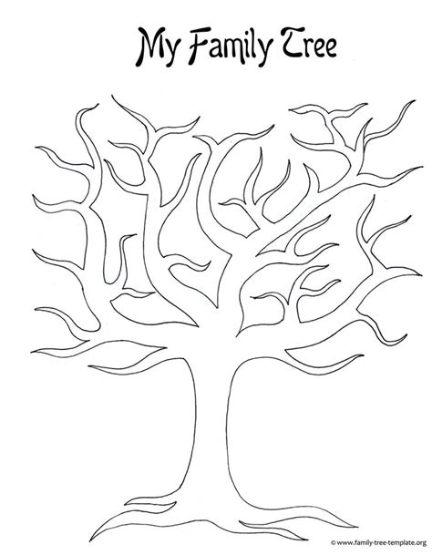 tree activities - Google Search | Family tree printable, Family tree template, Blank family tree