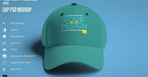 Cap Mockup, Product Mockups ft. psd & cap - Envato