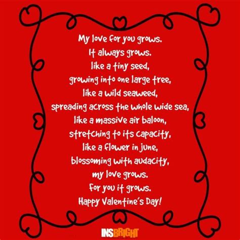 Happy Valentine’s Day Poems With Images | Valentine poems for husband ...