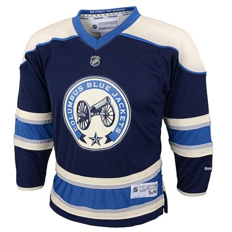 Reebok Columbus Blue Jackets Youth Blue Replica Alternate Jersey