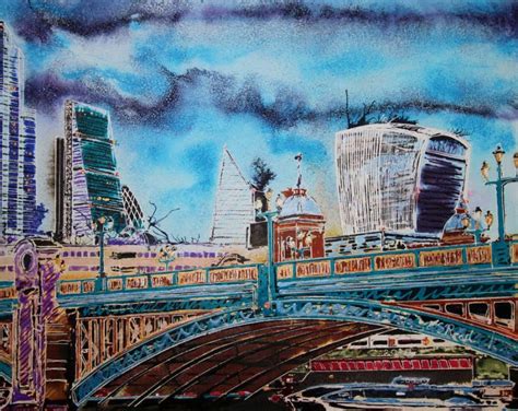 Southwark Bridge – Cathy Read Art