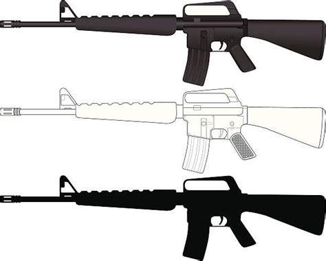 M16a2 Silhouettes Illustrations, Royalty-Free Vector Graphics & Clip Art - iStock