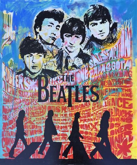 The Beatles Wall Art Pop Art Canvas Beatles Canvas Pr - vrogue.co