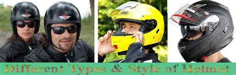 Different of Motorcycle Helmet Types & Style