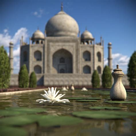 taj mahal 3d model