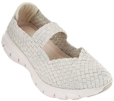 Skechers Woven Mary Janes w/ Memory Foam - Good Vibes - Page 1 — QVC.com