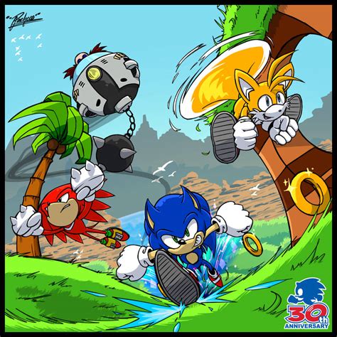 Sonic 30th anniversary by PachecoAhiro on DeviantArt