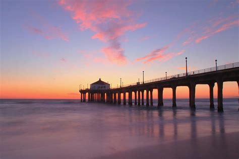 Manhattan Beach Sunset Photograph by Tom Dupee - Pixels