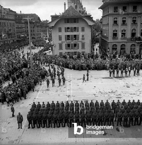 Image of Switzerland World War II Active Duty, 1945 (b/w photo)