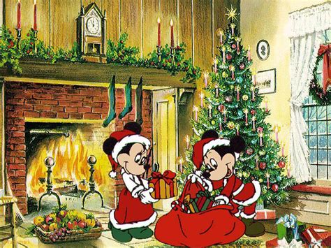 BAÚL DE NAVIDAD: Fondos Minnie Mouse y Mickey Mouse en Navidad