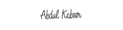 91+ Abdul Kabeer Name Signature Style Ideas | Unique Digital Signature