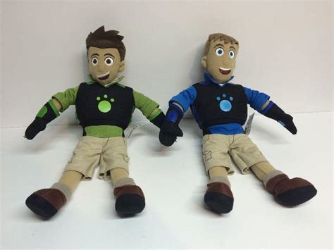 Wild Kratts Chris and Martin Talking Plush Dolls Kratt Brothers ...