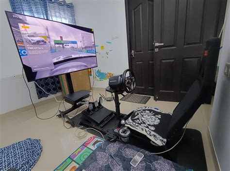 My PS5 Sim Racing setup. How would you rate it on a scale of 10? : r ...