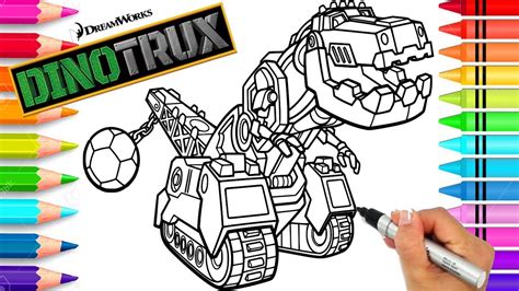 Dinotrux Printable Coloring Pages