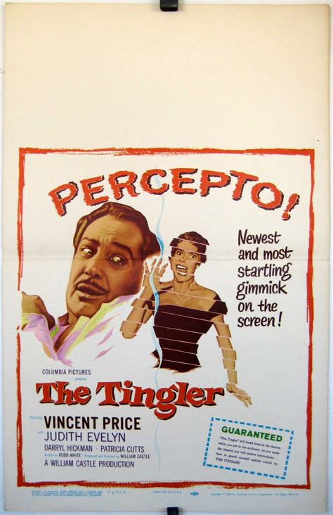 "TINGLER, THE" MOVIE POSTER - "THE TINGLER" MOVIE POSTER