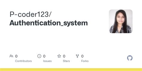 GitHub - P-coder123/Authentication_system