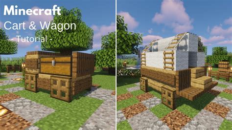 Minecraft: How to Build a Wagon | How to Build a Cart (Tutorial) - YouTube