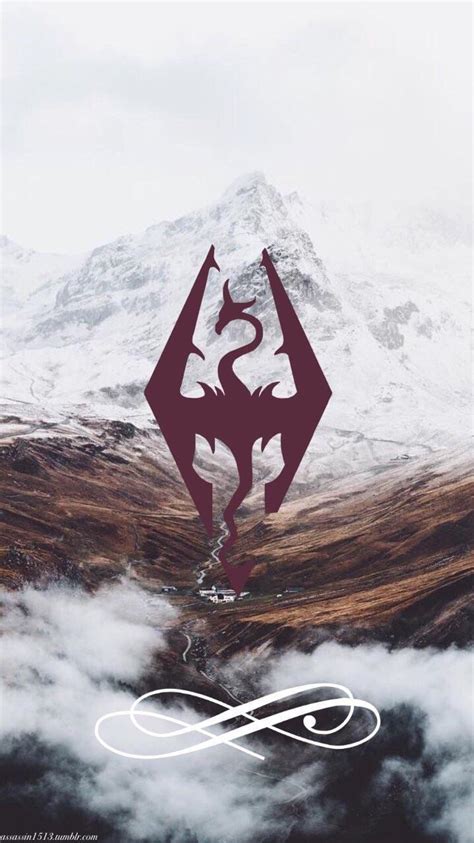 Skyrim Logo Wallpapers - Top Free Skyrim Logo Backgrounds - WallpaperAccess