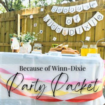 Because of Winn-Dixie Printable Party Packet by Simply Literature