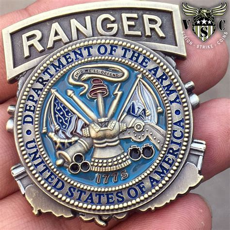 US Army 75th Ranger Regiment Military Challenge Coin