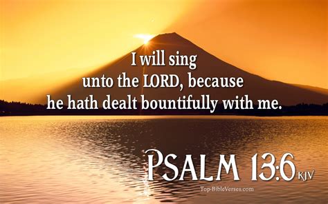 Psalm 13 KJV Inspirational Bible Verse Images | Psalm 13 Bible Quotes