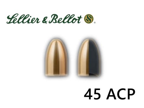 Sellier & Bellot 45 ACP/GAP 230gr FMJ 400/box (Bullet Only) » Tenda Canada