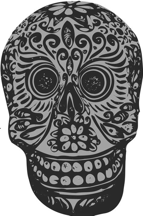 Clipart - Tatoo skull