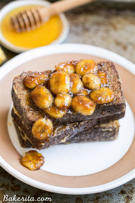 Banana Bread French Toast with Caramelized Bananas (Gluten Free, Paleo ...