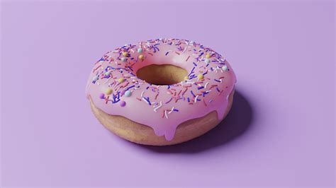 ArtStation - Donut from Blender guru tutorial, David Abós