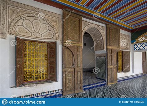 Interior of Bahia Palace in Marrakech, Morocco Editorial Image - Image of city, destination ...