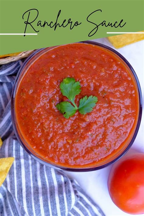 Ranchero Sauce Recipe (Chunky or Blended) - The Foodie Affair