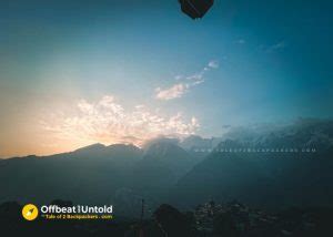 Sunrise at Kalpa | Tale of 2 Backpackers