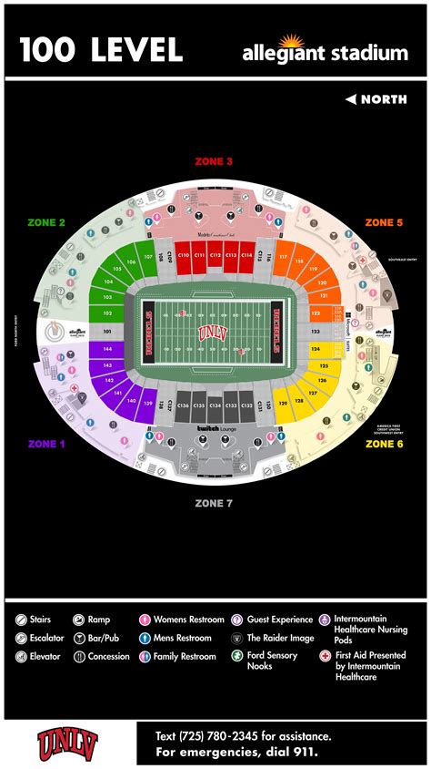 Allegiant Stadium Seating Chart With Seat Numbers: The Ultimate Guide ...