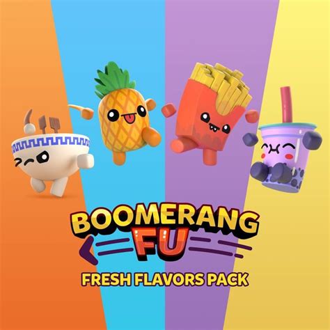 Boomerang Fu: Fresh Flavors Pack (2022) PlayStation 4 box cover art - MobyGames