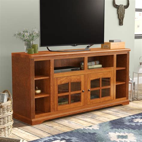 Loon Peak® Glastonbury Solid Wood TV Stand for TVs up to 75" & Reviews | Wayfair