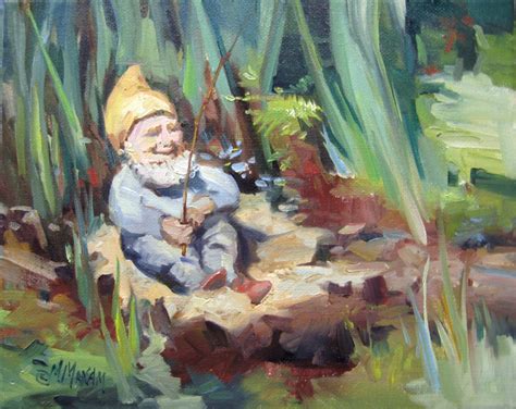 Mary Maxam - paintings: Jo's Garden Gnome