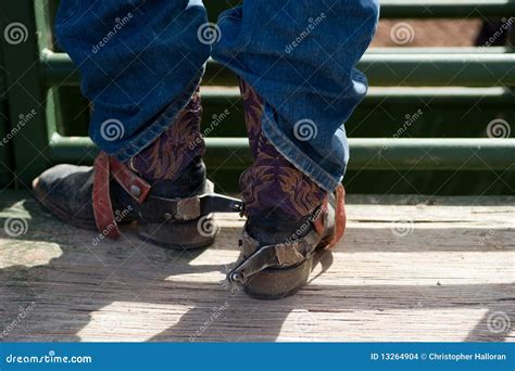 Cowboy Boots With Spurs Stock Images - Image: 13264904