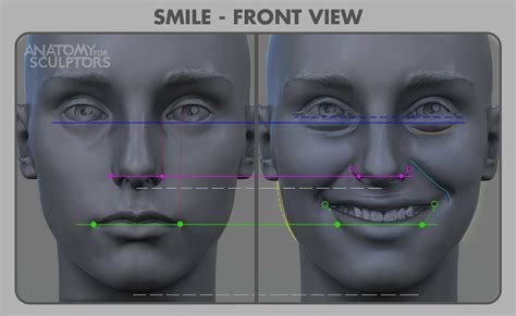 ArtStation - Smile reference