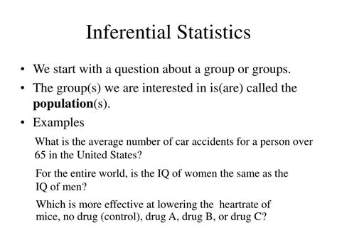 PPT - Statistical Inference PowerPoint Presentation, free download - ID ...