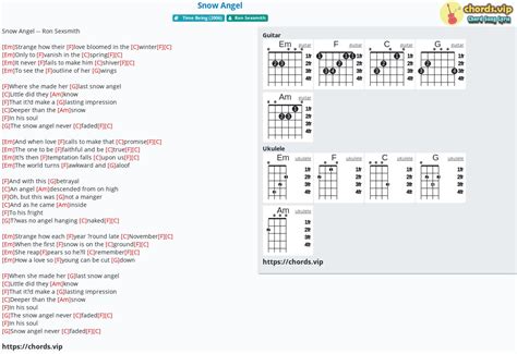 Hợp âm: Snow Angel - cảm âm, tab guitar, ukulele - lời bài hát | chords.vip